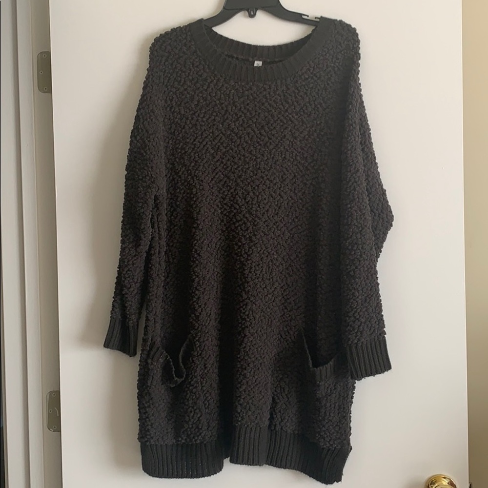 Popcorn pullover tunic